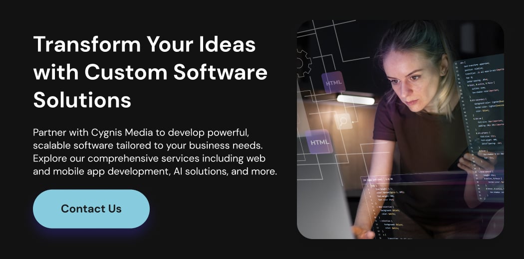 Transform Your Ideas with Custom Software Solutions! Contact Us